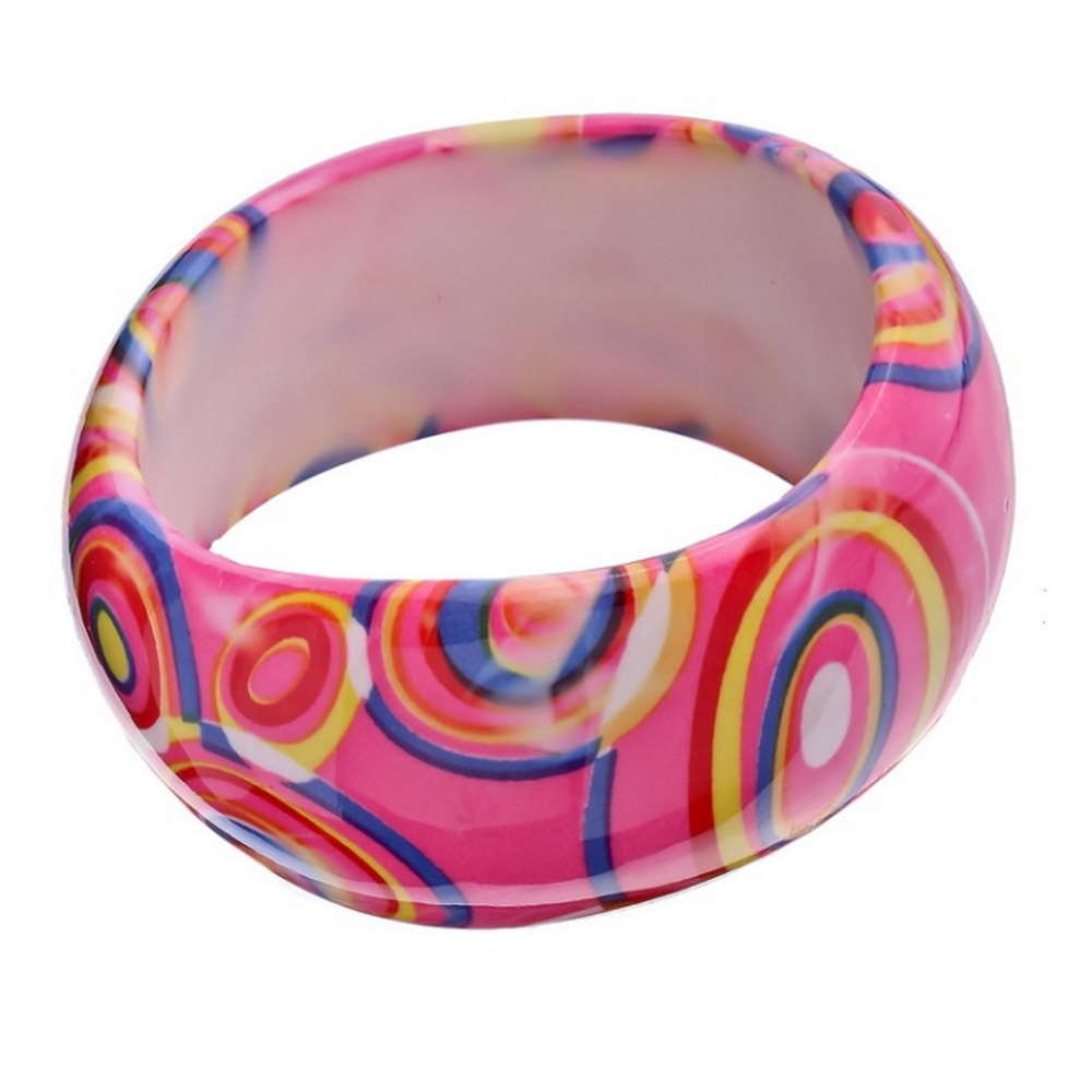 Широкий пластиковый браслет