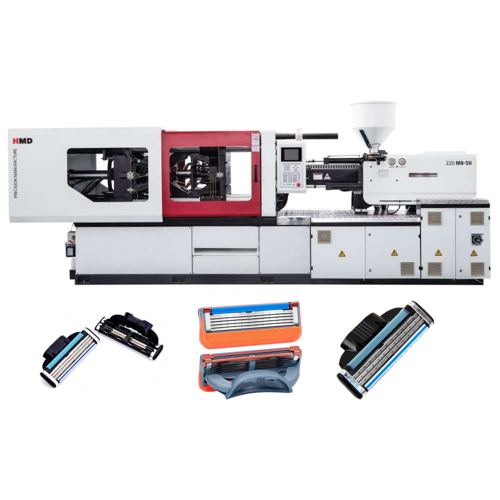 Термопластавтомат ТПА станок для изготовления бритвенных кассет