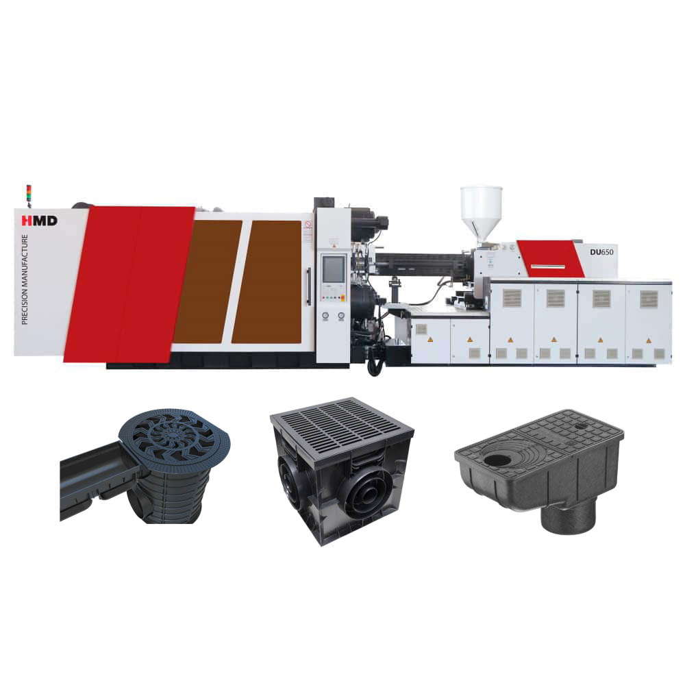 Термопластавтомат ТПА станок для изготовления пластиковых дождеприемников DU