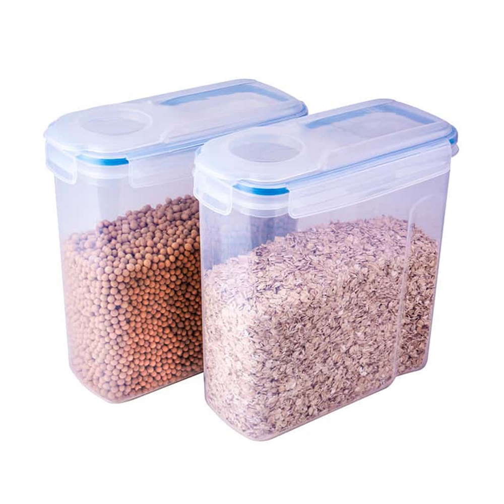 Пластиковые емкости для хранения сыпучих продуктов