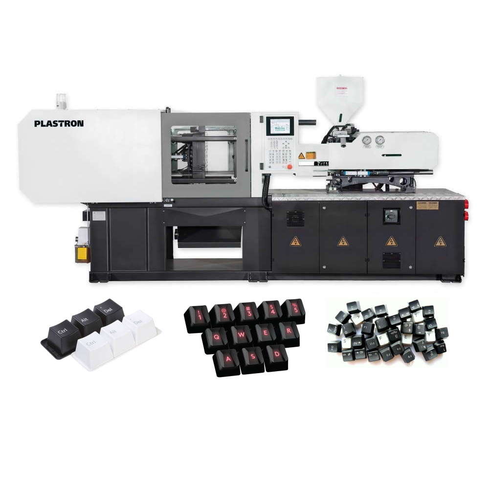 Мини термопластавтомат ТПА станок для изготовления клавиш клавиатуры