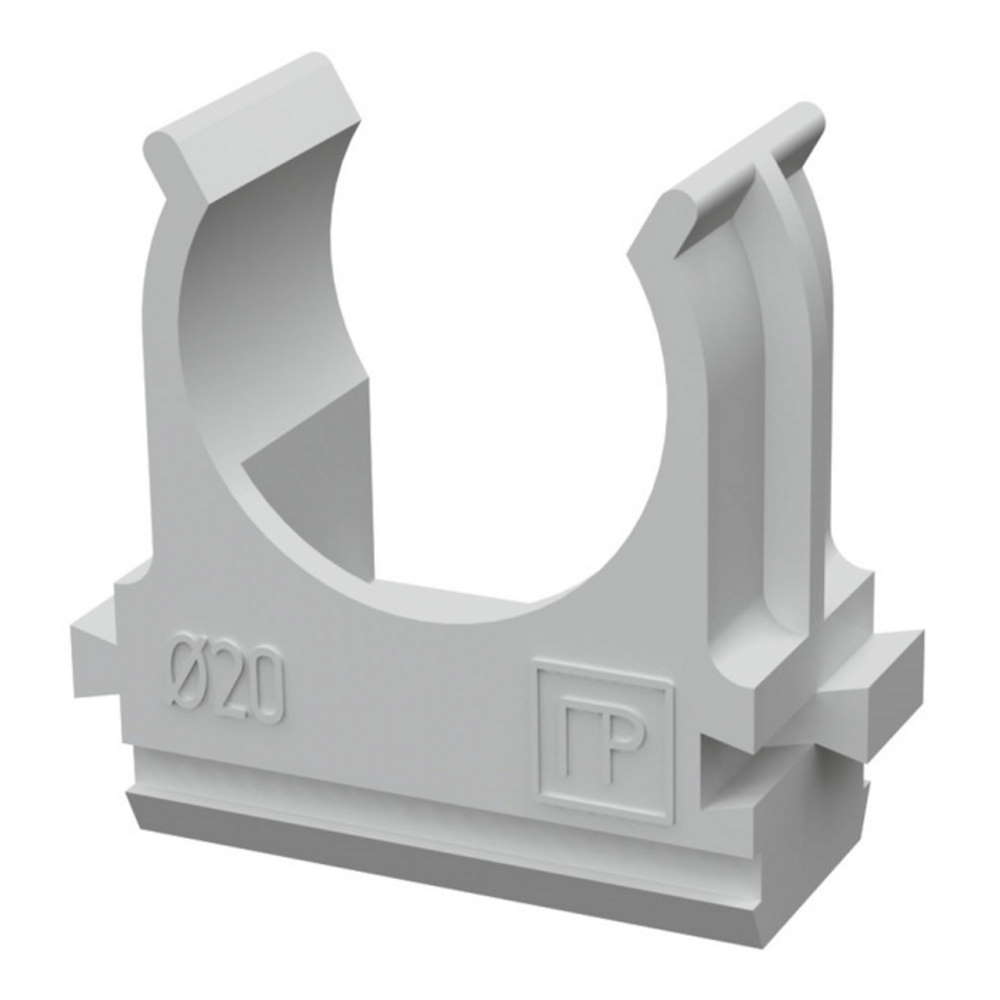 Клипса для гофры и труб