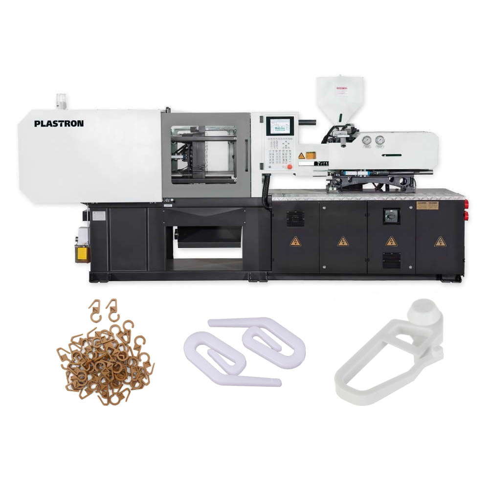 Мини термопластавтомат ТПА станок для изготовления крючков для карнизов, штор