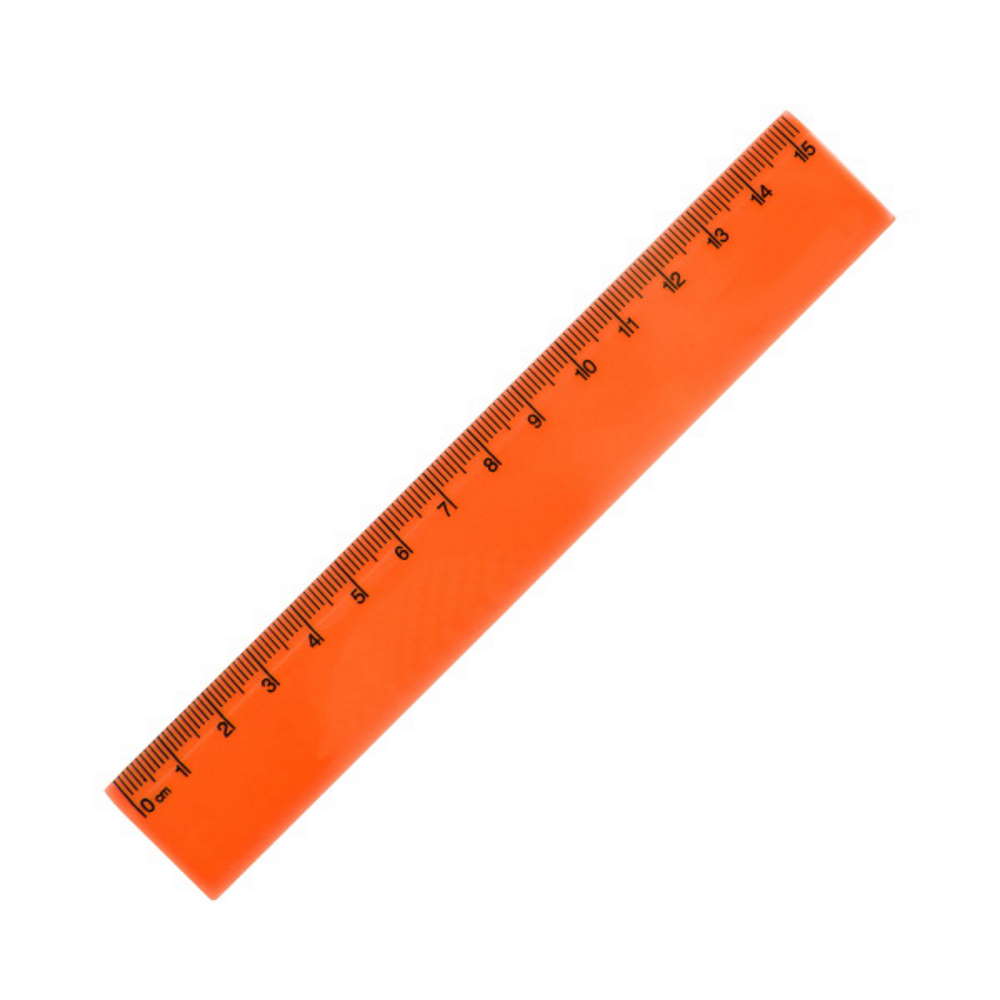 Линейка пластиковая 15 см