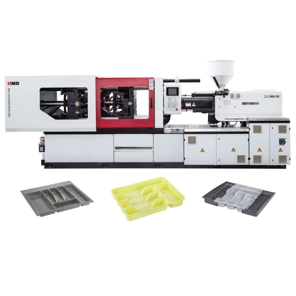 Термопластавтомат ТПА станок для изготовления лотков для столовых приборов