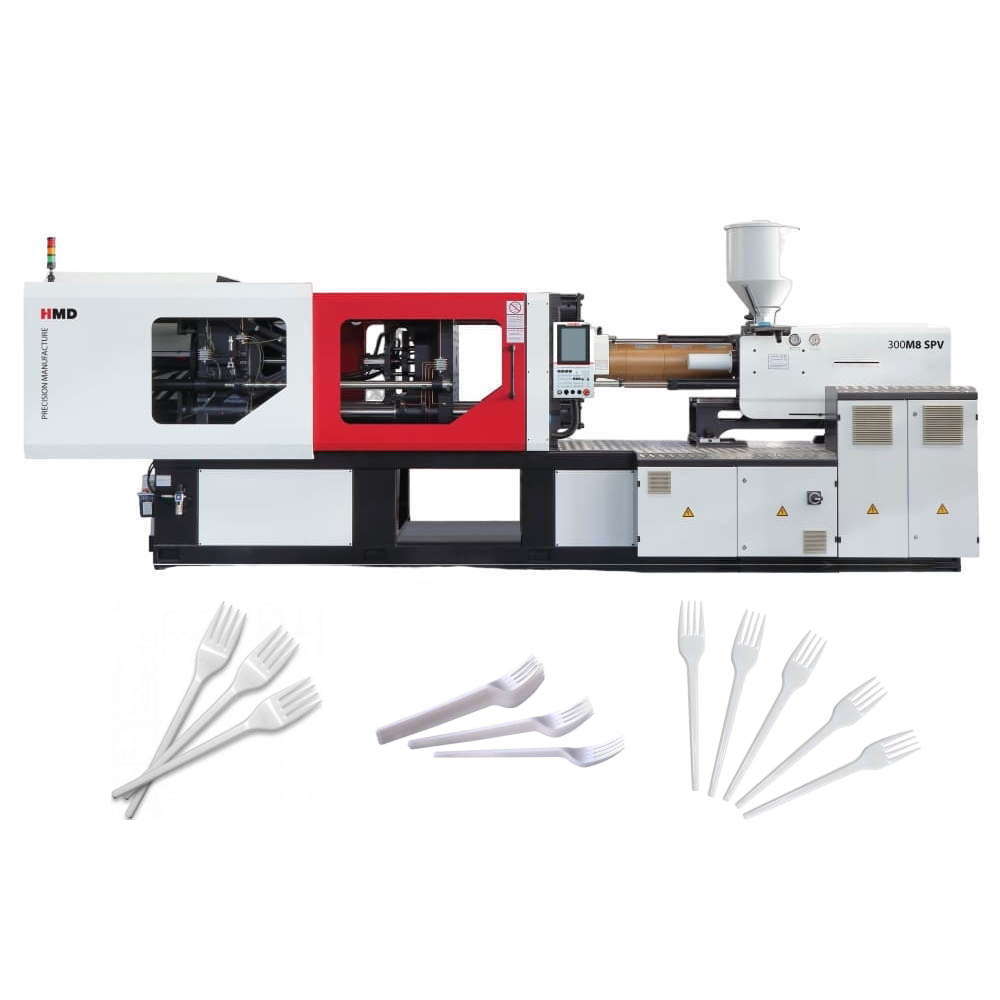 Термопластавтомат ТПА станок для изготовления одноразовых вилок