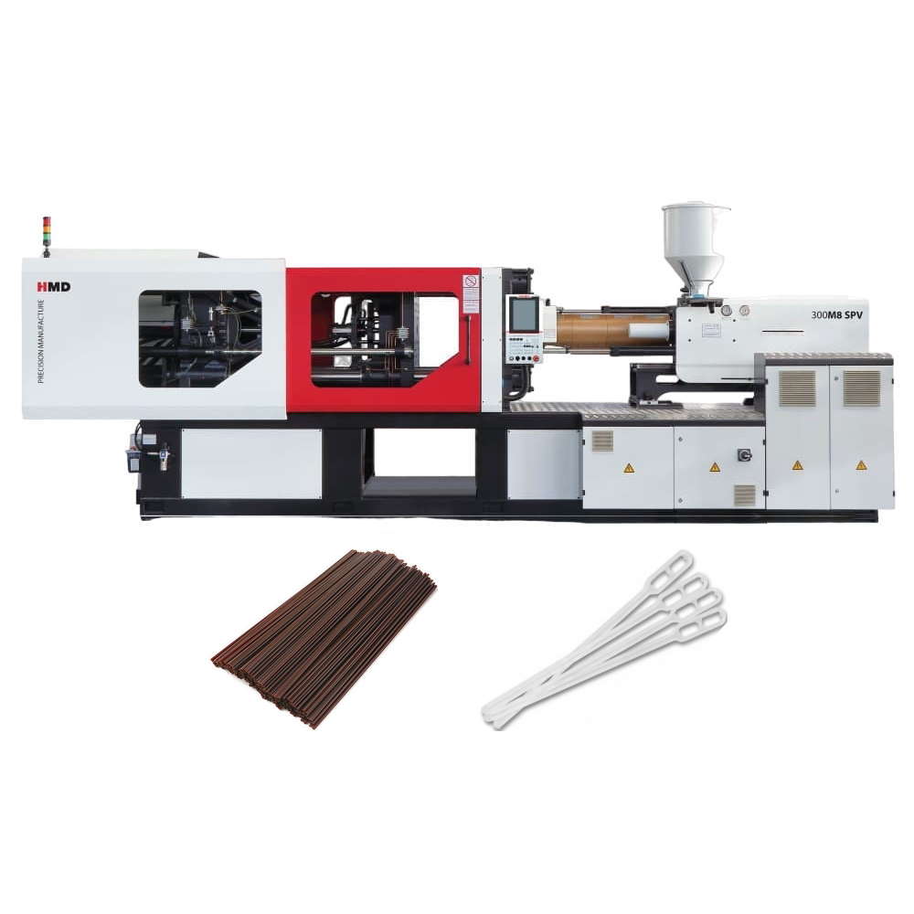 Термопластавтомат ТПА станок для изготовления палочек для кофе