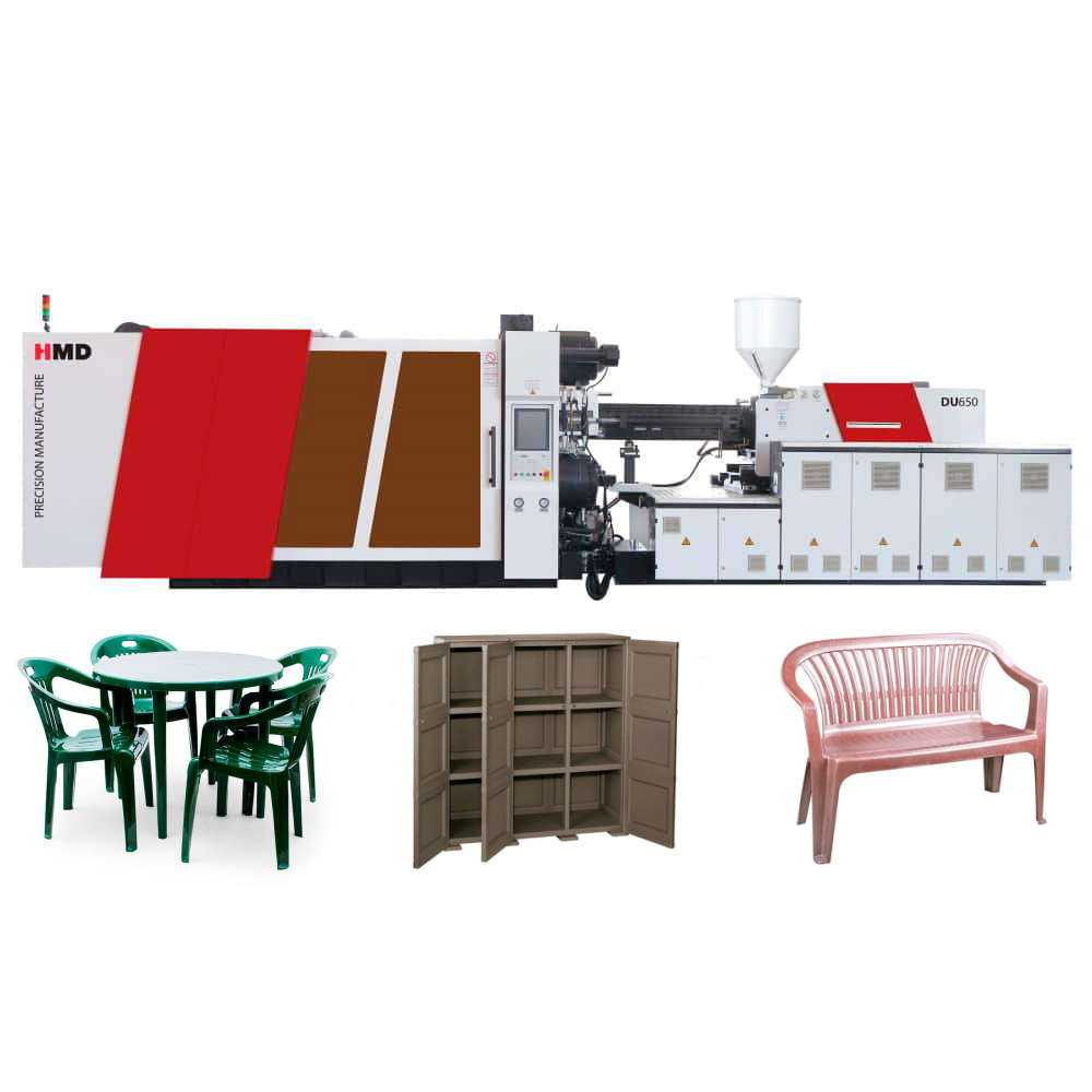 Термопластавтомат ТПА станок для изготовления пластиковой мебели DU