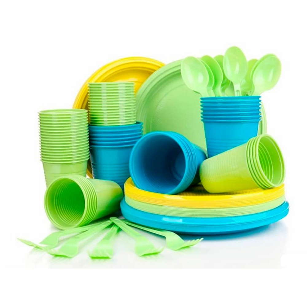 Одноразовая посуда из пластмассы