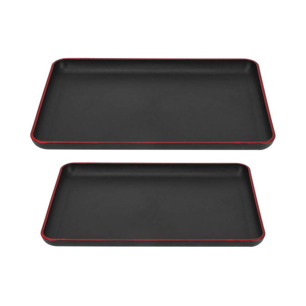 Прямоугольный пластиковый поднос в японском стиле