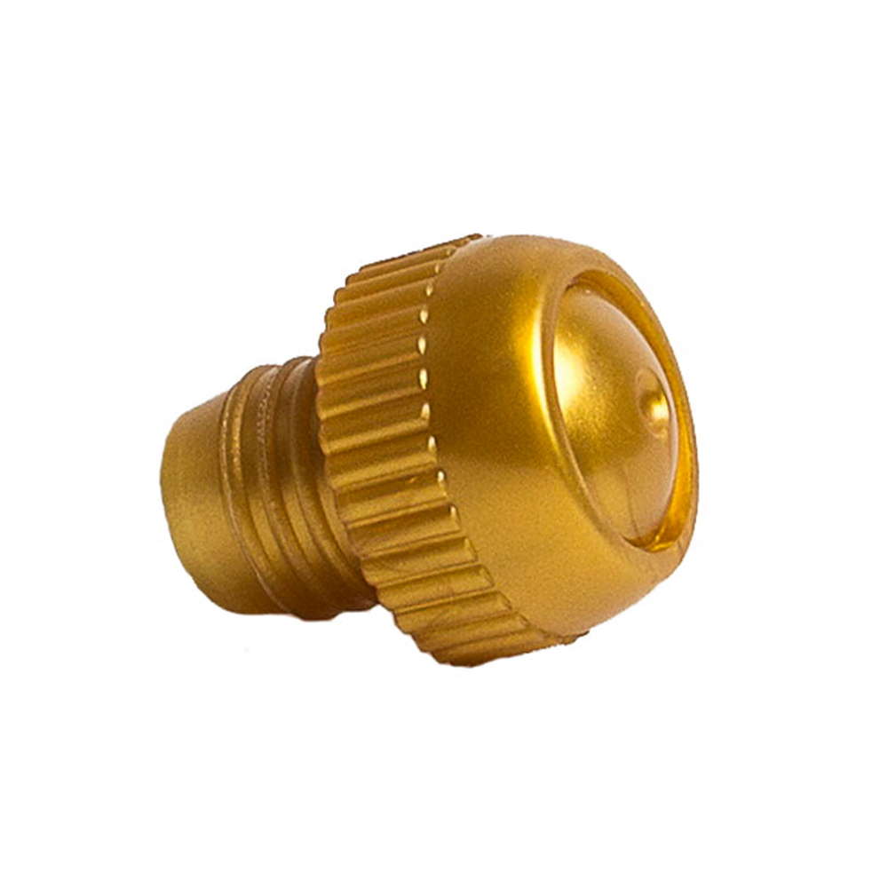 Пластиковая пробка для шампанского золотого цвета