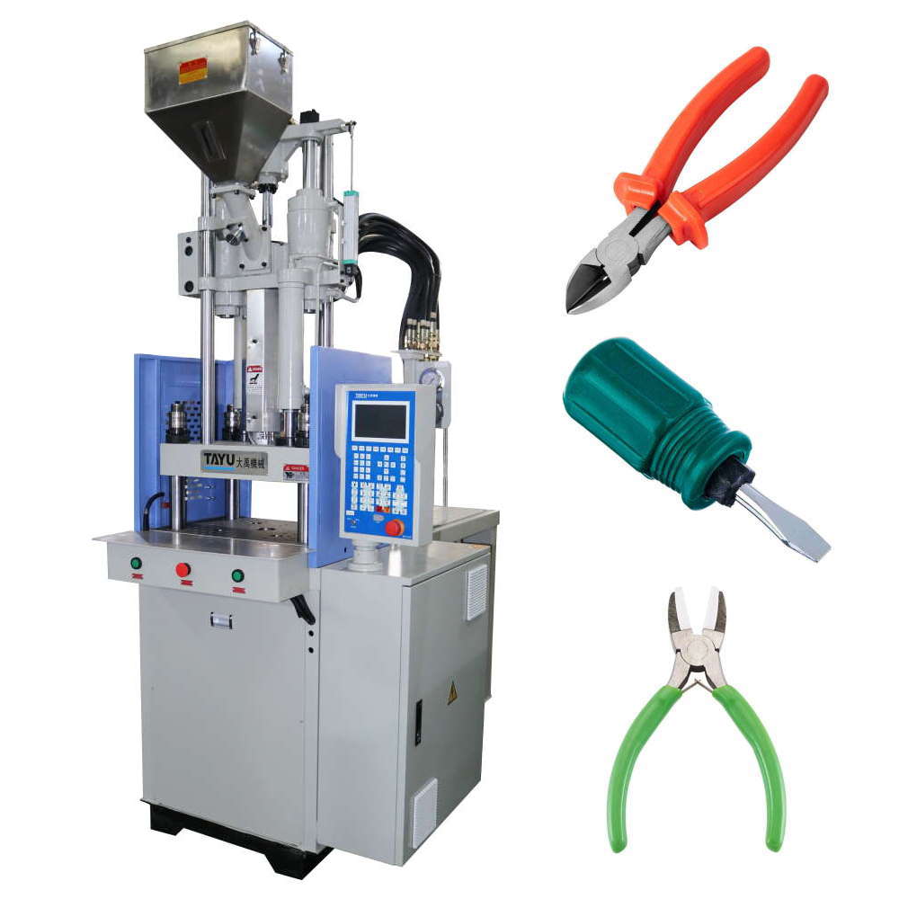 Вертикальный термопластавтомат ТПА станок для изготовления ручек инструментов TY