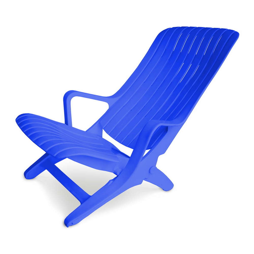 Пластиковый шезлонг
