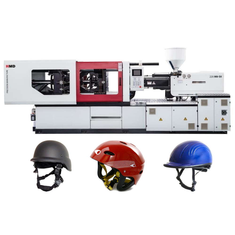 Термопластавтомат ТПА станок для изготовления пластиковых шлемов