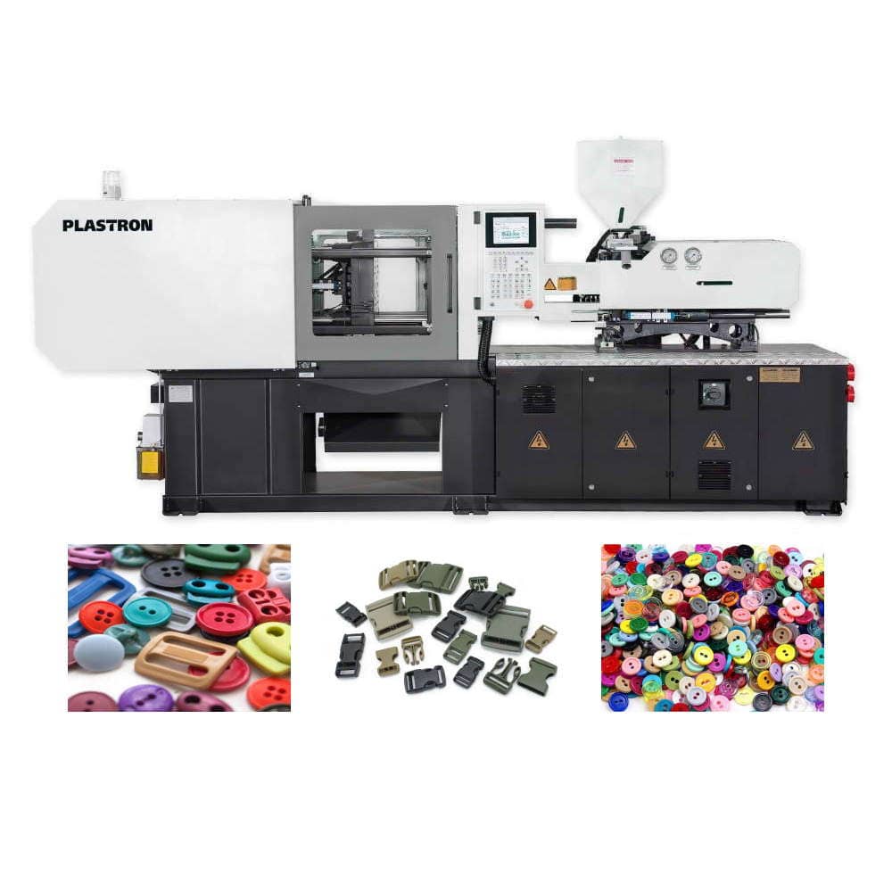 Мини термопластавтомат ТПА станок для изготовления швейной фурнитуры для одежды и сумок