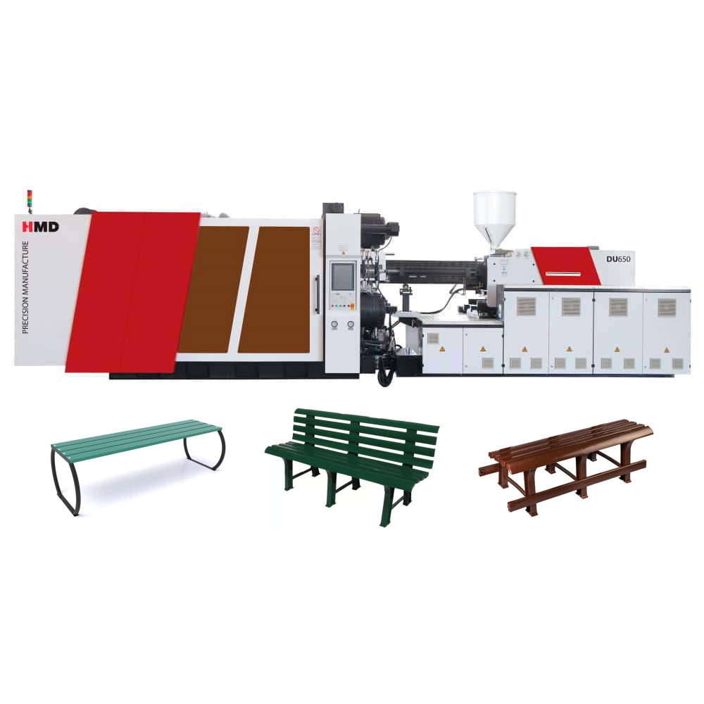 Термопластавтомат ТПА станок для изготовления пластиковой скамейки DU