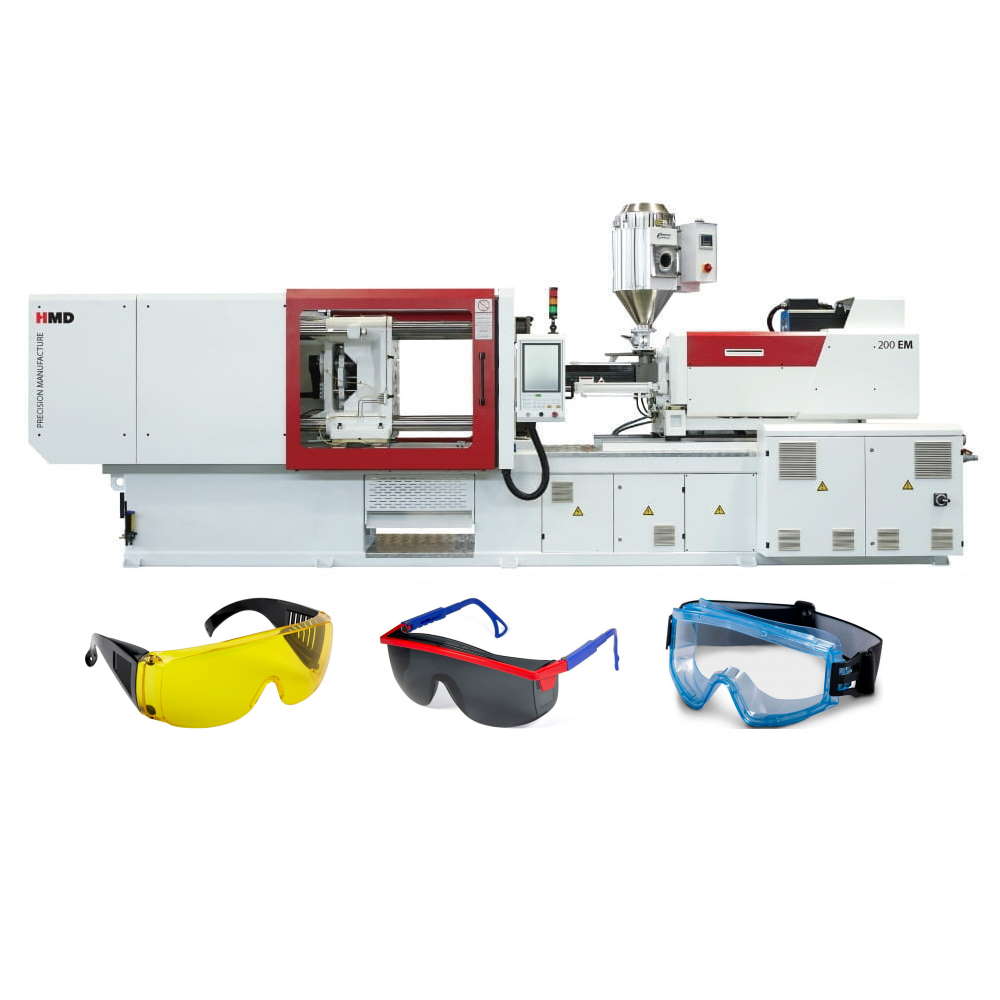 Термопластавтомат ТПА станок для изготовления защитных очков