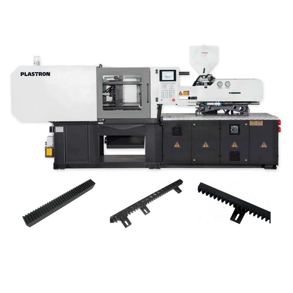 Мини термопластавтомат ТПА станок для изготовления зубчатых реек