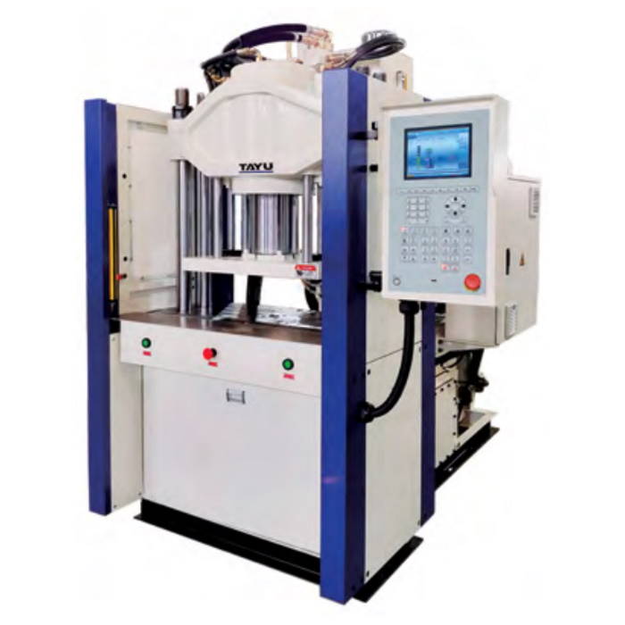 Вертикальный термопластавтомат ТПА с горизонтальным узлом впрыска TK