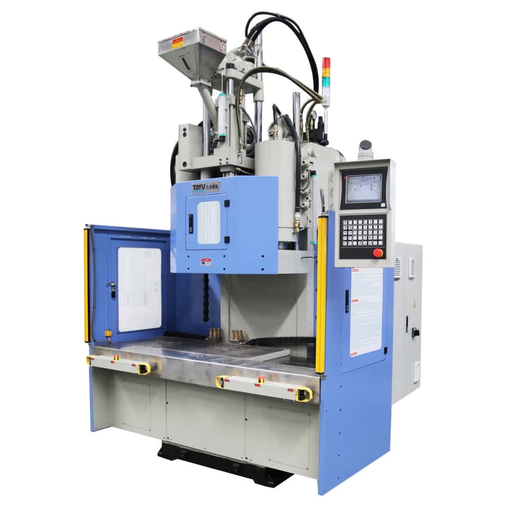 Вертикальный термопластавтомат ТПА TYC-DS с челночным столом