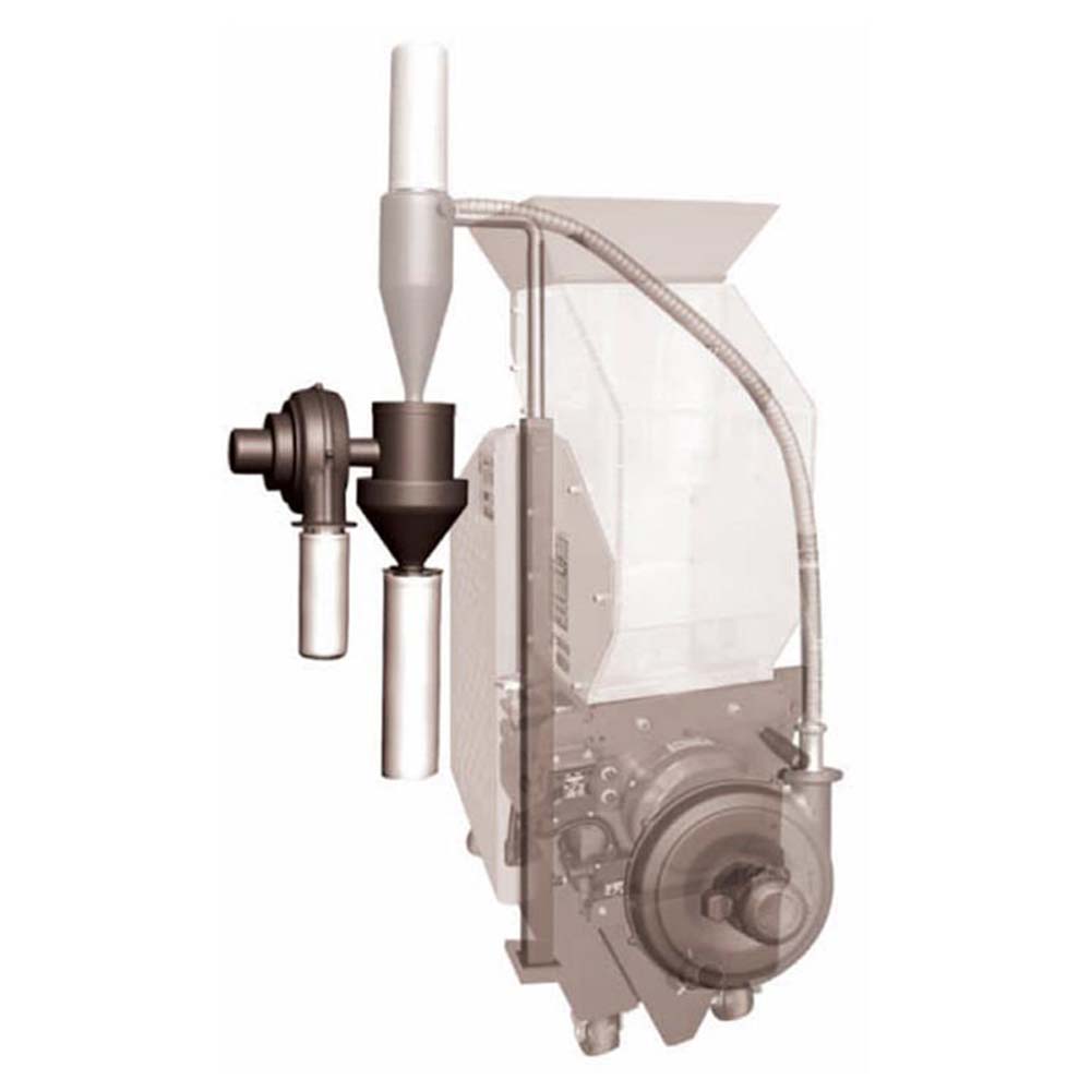 Пневмовыгрузка гранулята дробилки SG Shini