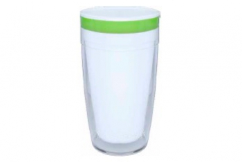 Двухцветный стакан из пластика