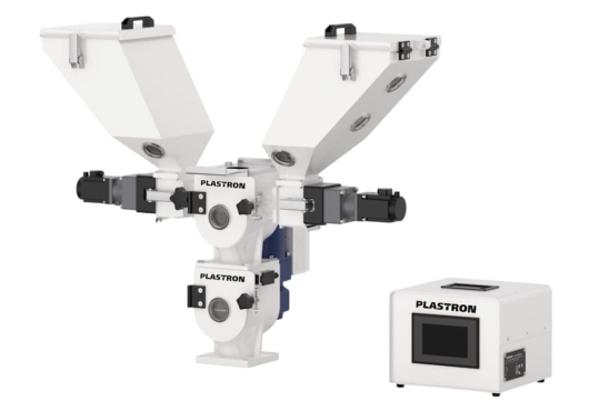 Двухкомпонентный шнековый дозатор полимеров PCM-D-SM имеет производительность 0.1 - 55x2 / 0.6 - 200x2 кг/ч