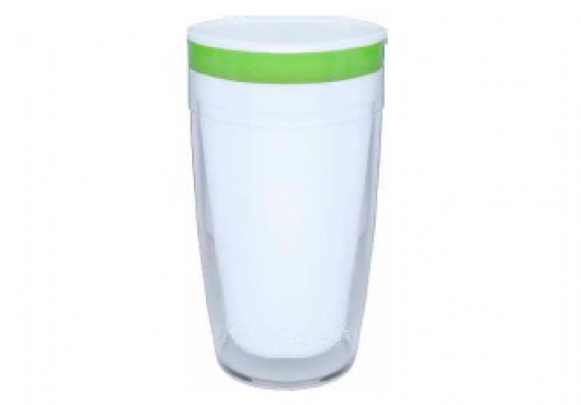 Двухцветный стакан из пластика
