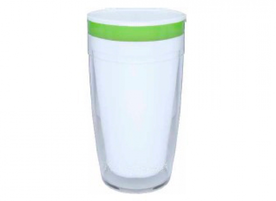 Трехцветный стакан из пластика