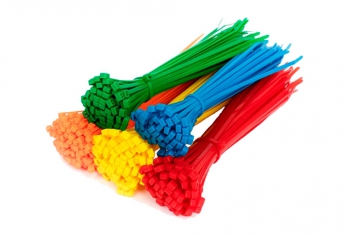 Нейлоновые хомуты стяжки разных цветов